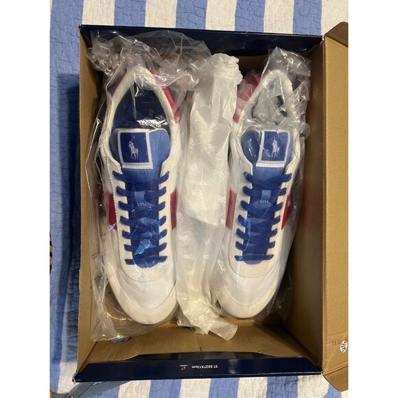 POLO RALPH LAUREN Train 89 Suede-Paneled Sneaker - NEW! Men's 13D - Picture 11 of 11